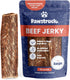 Pawstruck Premium Beef Jerky Dog Treat Chews, Large 10" Strips, Supports Hip & Joint Health, 15 Count