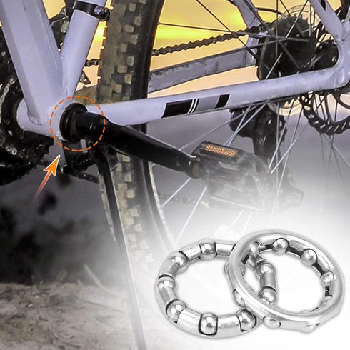 X AUTOHAUX 2pcs 44.5mm x 9 Ball Bearings Cages Crank Bearings Wheel Bearing Retainer for Bicycle