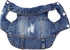 Vintage Washed Denim Dog Jeans Jacket, Cool Puppy Lapel Vests for Small & Medium Dogs & Cats