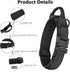 DAGANXI Tactical Dog Collar, Adjustable Military Nylon Collar with Control Handle, Heavy Metal Buckle, Patches &
