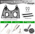 Dog Grooming Hammock for Small Dogs, Restraint for Nail Trimming with Pet Nail Clipper, Slicker Brush, Dog Hanging