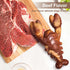PETSTA Indestructible Dog Toys for Aggressive Chewers, Real Beef Flavored Dog Bone for Large and Medium Breeds