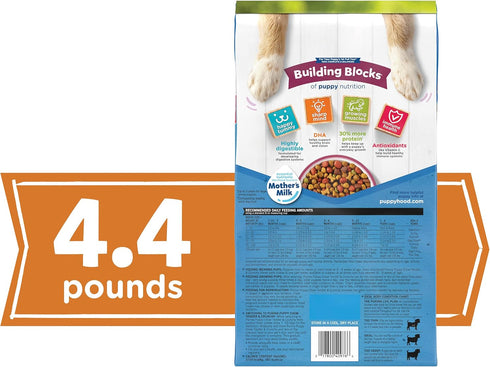 Purina Puppy Chow 4.4 Purina, Puppy Chow High Protein Dry Puppy Food, Tender & Crunchy With Real Beef, Pound Bag