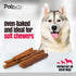 20 Pack Palz&Co Chicken Sausage Dog Treats - of All-Natural Grain-Free Chews for Dogs, Supports Dental Health & Hip