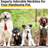 Segarty Dog Neck Tie Large | 6 Pack Adjustable Pet Ties Collars for Medium Large Dogs | Formal Wedding Costume Set