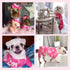CuteBone Dog Christmas Pajamas, Puppy Onesies for Small Dogs, Soft Pjs Coat Cat Apparel