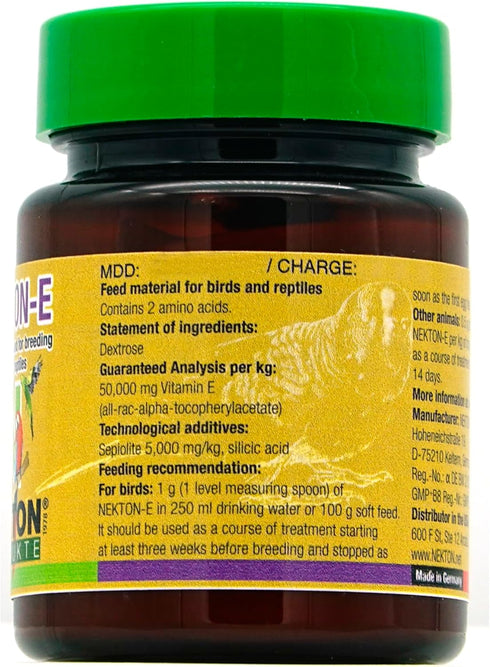 Nekton-E Vitamin E Supplement for Birds, 35 gm