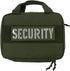 Large Security Patch Reflective Subdued 8.5x3 inches for Tactical Vest Jackets with Hook and Loop