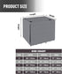 Dog Crate Cover for 30 Inch Wire Cages - Indoor Breathable Polyester Kennel Cover, Machine Wash & Dry, Double Door