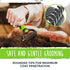 Mighty Paw Dog Grooming Brush - 2-In-1 Dual Sided Comb with Round Tip for Maximum Coat Penetration