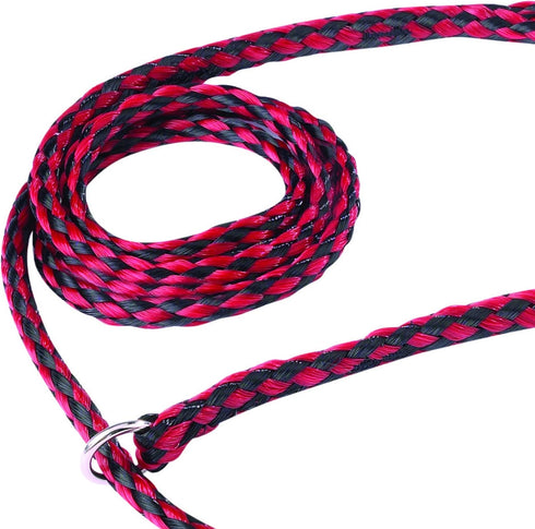 Guardian Gear Animal-Control O-Ring Slide Leads, 5' Long x ?" Wide, 12-Pack, Assorted Colors