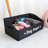 PET ARTIST Sturdy Collapsible Dog Organization and Storage Basket - Cute Toy Storage with Handles for Dogs