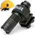 Firefighter Helmet Light - 3.5 in x 1.5 in White LED Hard Hat Light with 360 Degree Rotation and Weatherproof Design