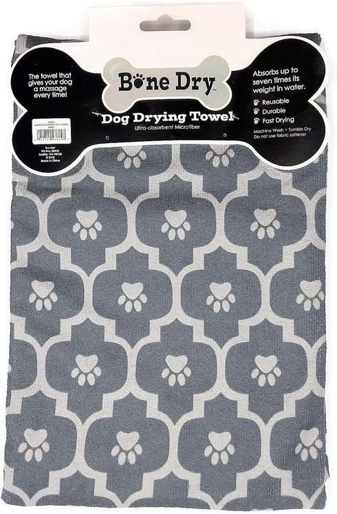 Large Dog Grey Drying Towel