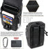 WYNEX Tactical Compass Phone Pouch - Large Molle Smartphone Holster Case with Carabiner