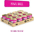 Weruva Dogs in The Kitchen Fowl Ball Dog Food with Chicken Breast & Turkey Au Jus, 10oz Can (Pack of 12)