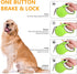 Fida Retractable Dog Leash with Dispenser and Poop Bags, 10 ft Leash for X-Small Dog or Cat up to 18 lbs, Reflective