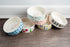 Park Life Designs - Ceramic Bowl for Dogs, Cats and Pets, Stylish Retro Design, Heavyweight and Non Slip, Chew Proof,