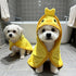 IOICYBF Dog Hooded Bathrobe Towel, Fast Drying Bath Towel Absorbent Warm Blanket Yellow M
