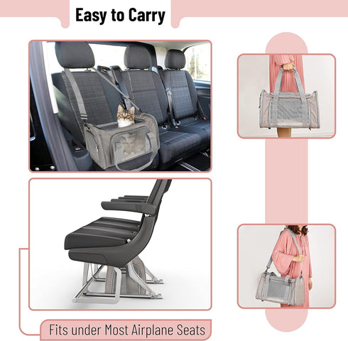 Mr. Pen Pet Carrier - Soft Cat & Dog Travel Carrier Bag, Cat Travel Carrier, Dog Soft-Sided Carriers, Pet Travel Carrier