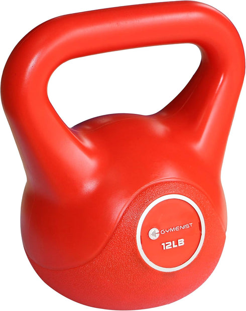 Gymenist Kettlebell Fitness Workout Body Equipment - Choose Your Weight Size for Exercise