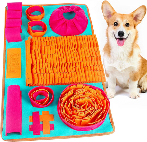 Vivifying Snuffle Mat for Dogs, Interactive Dog Enrichment Toys for Small Dogs