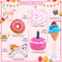 DoreenBow 5 Pack Dog Birthday Toys - Squeaky Birthday Cake Chew Toys for Small Dogs - Plush Birthday Box Gift