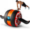 Squatz Digital Ab Roller Wheel - Ultra Wide with Pilates Mat for Abdominal and Core Strength Training