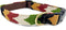 Handmade Cotton Weave Dog Collar - A Tail We Could Wag Harvest Chevron (Medium (1" Width): 14-20")