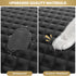 Waterproof SUV Cargo Liner for Dogs - Pu Leather Pet Car Seat Cover Protector with Bumper Flap, Non-Slip Backseat Mat