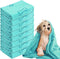 8 Pcs Dog Towels, Pet Bath Drying Towels, 55 x 28 Inches, Large Absorbent Microfiber Quick Drying for Cats and Puppies