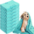 8 Pcs Dog Towels, Pet Bath Drying Towels, 55 x 28 Inches, Large Absorbent Microfiber Quick Drying for Cats and Puppies