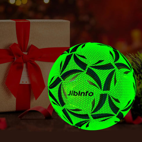 Light Up Soccer Ball Size 4, Glow in The Dark Soccer Ball for Day&Night Games and Training Gifts
