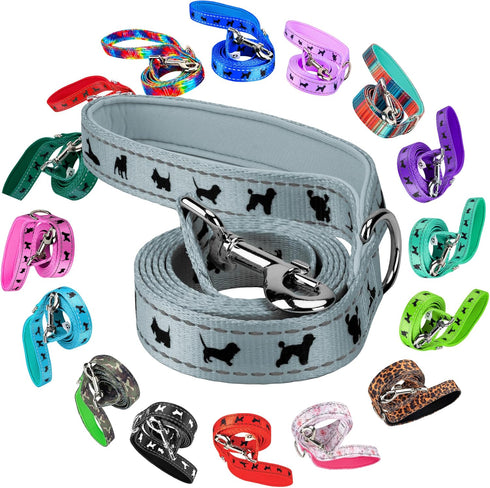 EcoBark Soft & Reflective Dog Leash with Padded Handle, Strong Durable Heavy Duty for Small, Medium, or Large Dogs