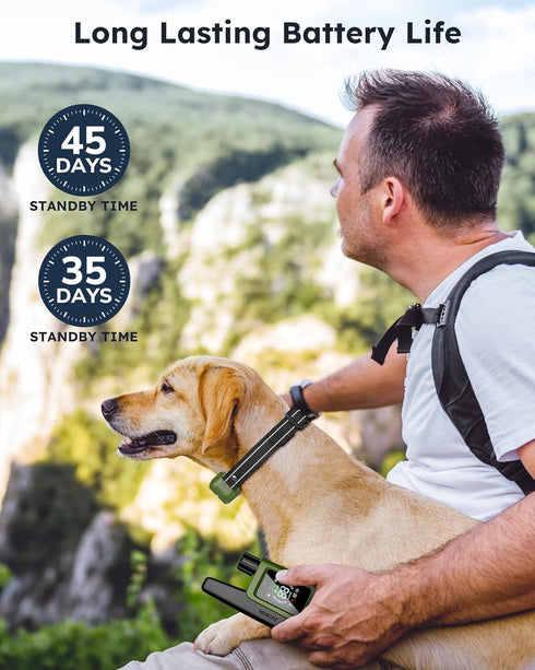 Jugbow Dog Shock Collar for 2 Dogs, 3300FT Training Collar with Remote, IPX7 Waterproof, Rechargeable e-Collar