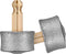 Dog Nail Grinder Replacement Head, 2 Pack Professional Diamond Tip for Paws, Replaceable Nail Grinder Wheel