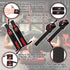 Premium Weightlifting Bundle - Wrist Weightlifting Straps Pair + Wrist Wraps Pair + Carry Bag for Deadlifts, Gym,