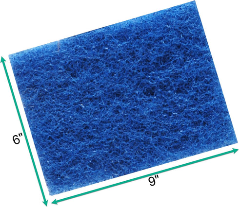 Penn-Plax WZP3 Wizard Scrubber Pad, 6” x 9”, for Glass Tanks, Non-Scratch, Removes Accumulated Grime