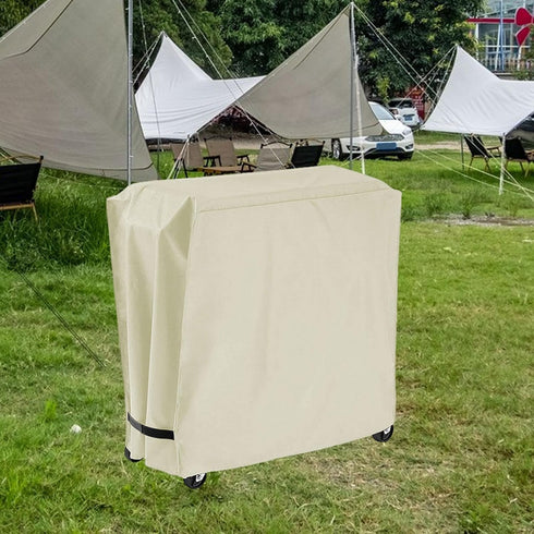 GiaoRosi Outdoor Cooler Cart for Patio Parties - Weatherproof Protection, Khaki