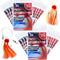 20 Packs 5/0 Hook Fishing Shrimp Flying Rig - Red/Yellow