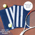 Luzia Striped Workout Towel for Sweat, Pack of 4, Premium Quality 100% Turkish Cotton for Gym