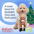 Rudolph The Red-Nosed Reindeer Plush Dog Toy, 9" Squeaker, Holiday Toys for Pets, Christmas Dog Toys