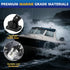 12 Inches IP67, Anchor Light Stern Light for Boats, White Boat Navigation Lights LED Waterproof Rear LED Marine Running