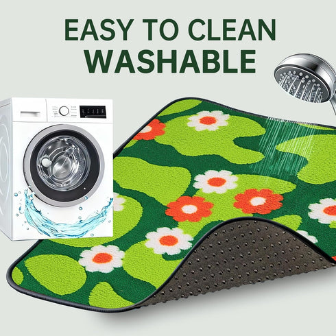 23"x36", 2 Pack Qeils Reusable Puppy Pads for Small Dogs, Washable Pee Pads with Non-Slip , Absorbent Leakproof Mat