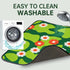 23"x36", 2 Pack Qeils Reusable Puppy Pads for Small Dogs, Washable Pee Pads with Non-Slip , Absorbent Leakproof Mat