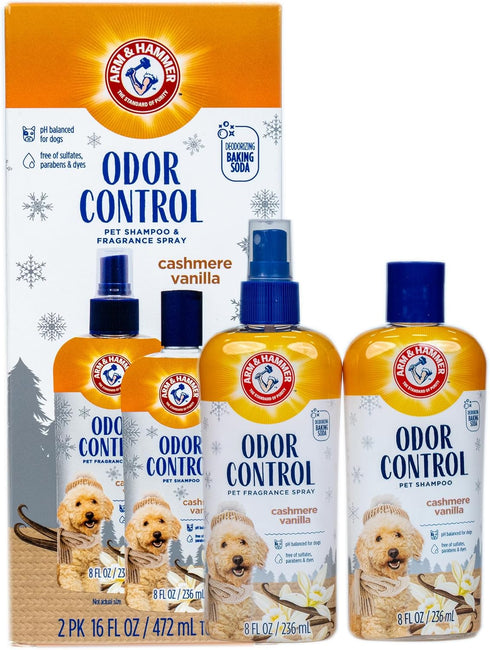 Arm & Hammer Odor Control Pet Deodorizing Set, Holiday Edition: Includes Dog