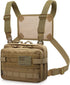 WYNEX Tactical Large Admin Pouch, Molle EDC Utility Pouch with Map Sleeve and Flag Patch