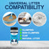 Cat Litter Deodorizer, Unscented Odor Eliminator, Litter Box Cleaner, 16oz, Easy Clump & Seal