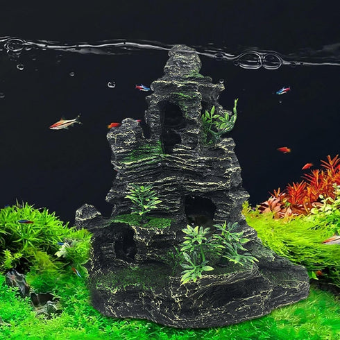 Generic Fish Tank Accessories | Artificial Landscaping Home Decor,Aquarium Caves and Hides for Fish - for Apartment