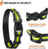 3 Pieces Adjustable Reflective Dog Collars, Quick Release Nylon Dog Collars for Dogs